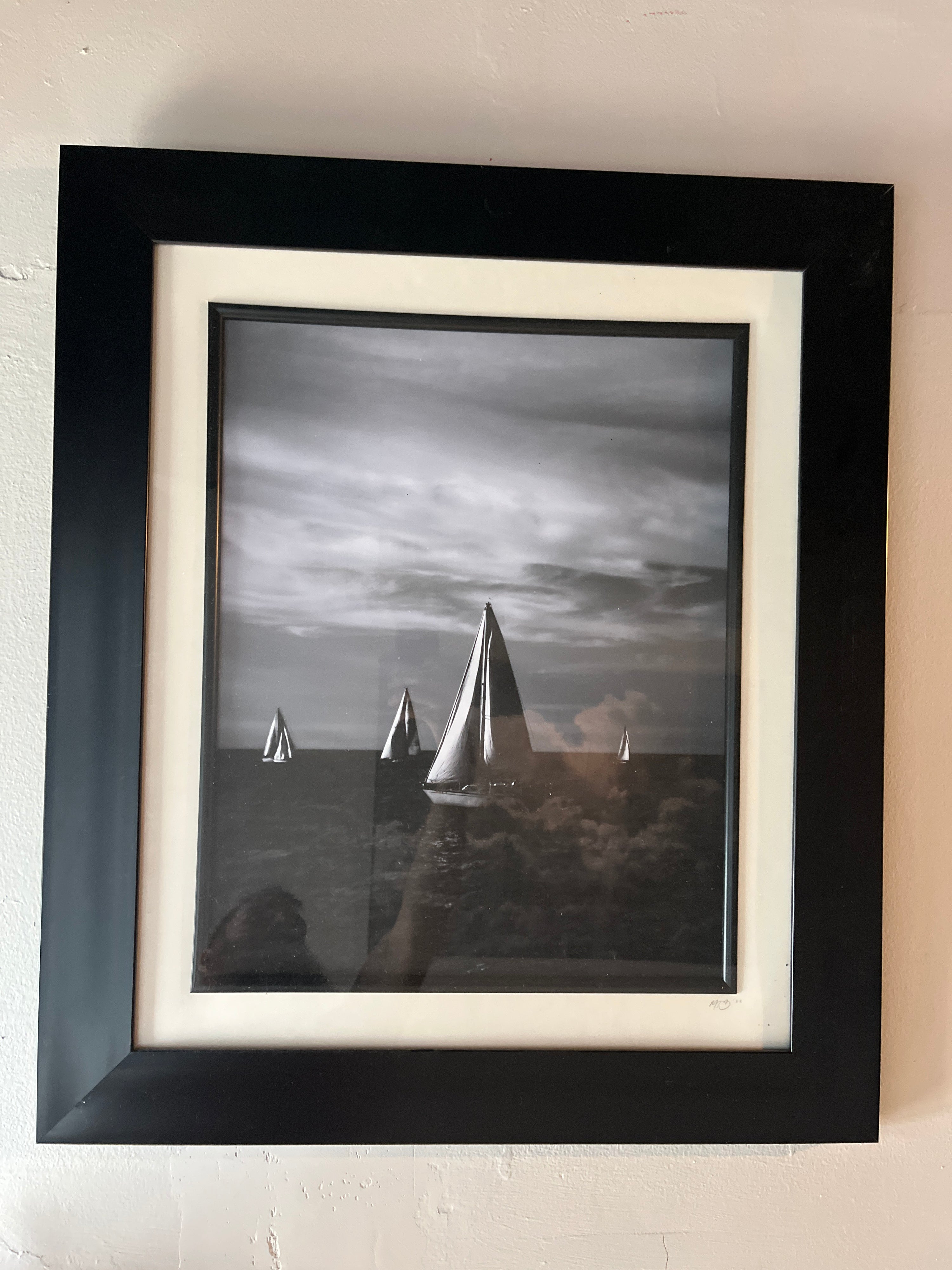 SAILBOATS ON LAKE ERIE